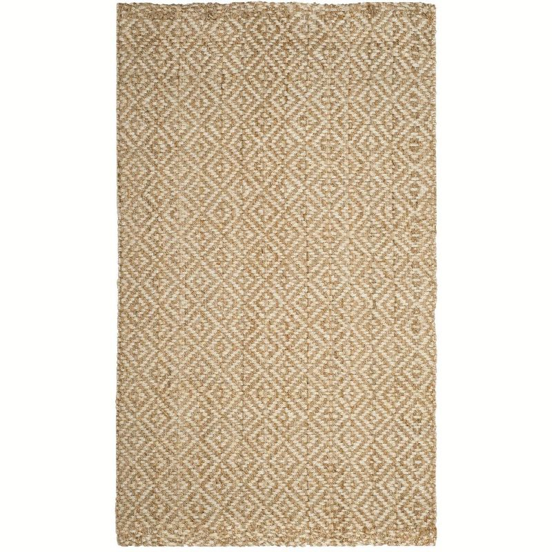 Natural Fiber NF261 Hand Woven Indoor Area Rug - Ivory/Natural - 6'x9' - Safavieh