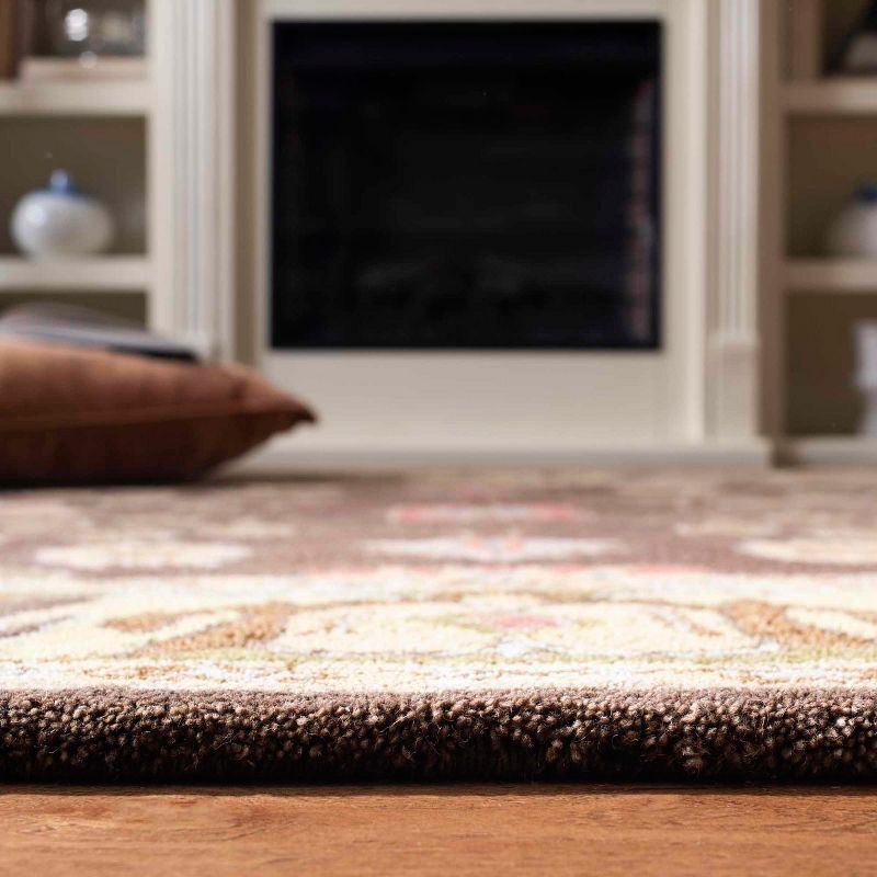 Anatolia AN562 Hand Tufted Indoor Area Rug - Brown/Gold - 9'x12' - Safavieh