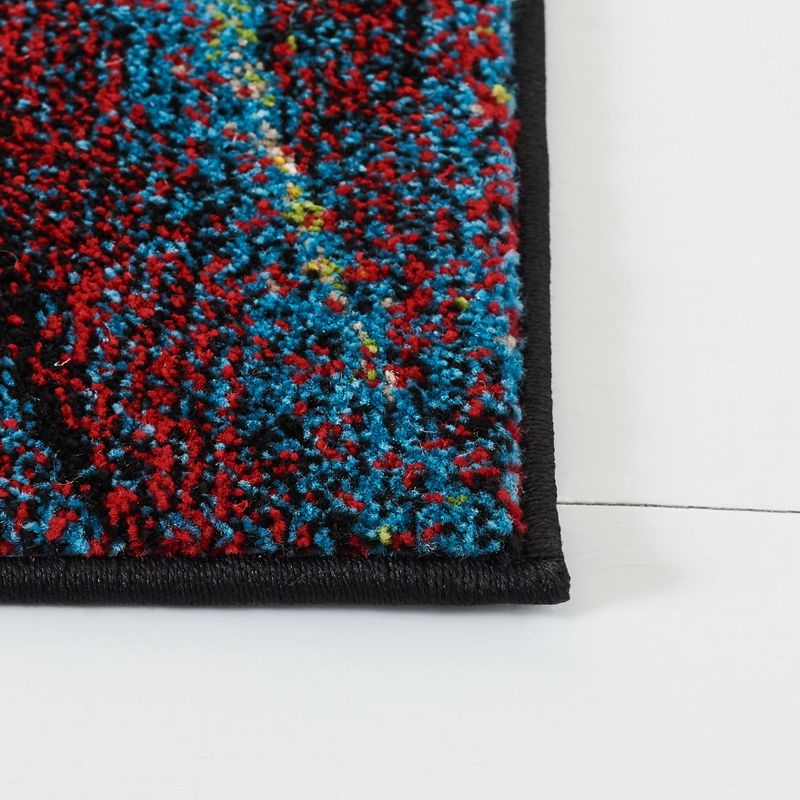 Glacier GLA126 Power Loomed Area Rug - Red/Green - 5'3"x7'6" - Safavieh.