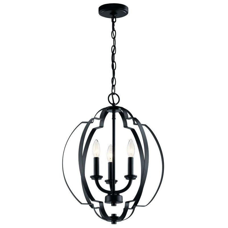 Kichler Lighting Voleta 3 - Light Pendant in  Black