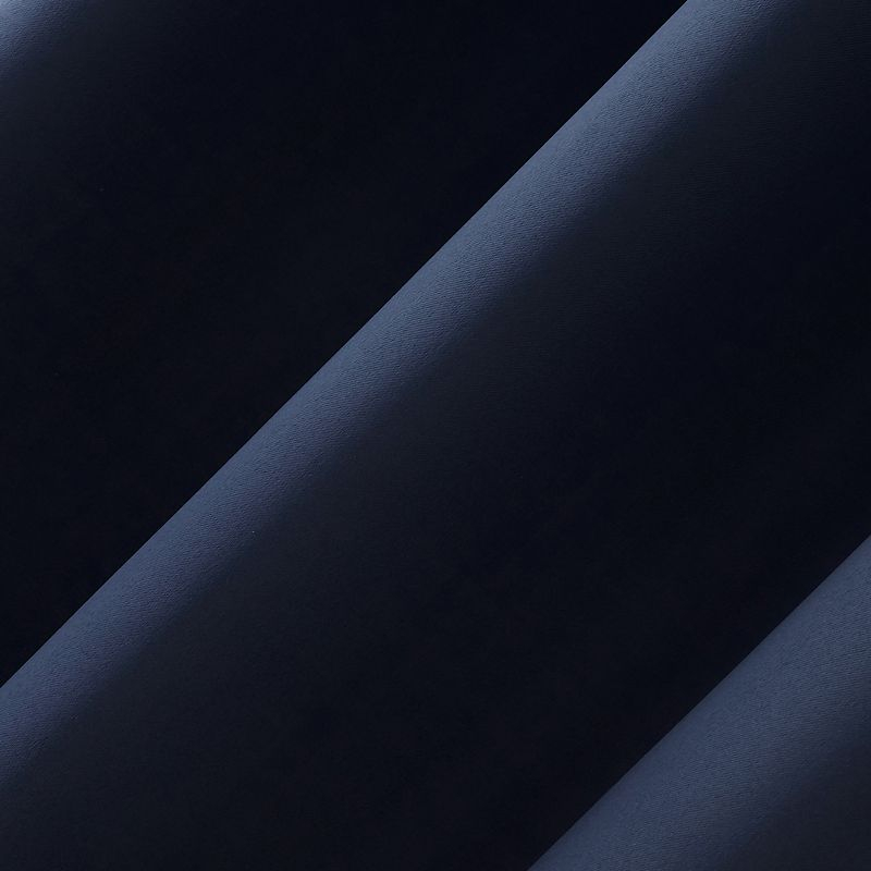 40"x95" Sun Zero Blackout Riley Kids' Bedroom Grommet Curtain Panel Navy Blue