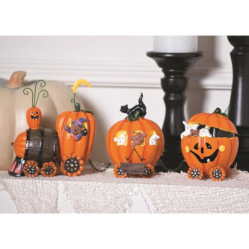 Pumpkin Express Train, Halloween, Thanksgiving, Fall, Autumn, Home Decor
