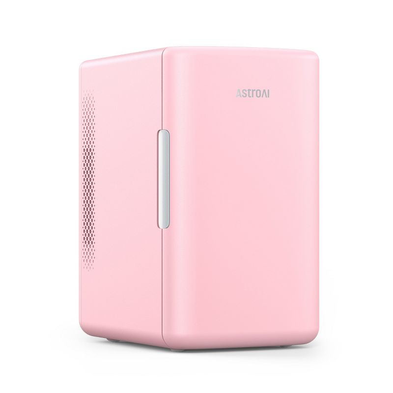 AstroAI Mini Fridge 6 Liter/8 Cans Makeup Skincare Fridge AC/DC Pink