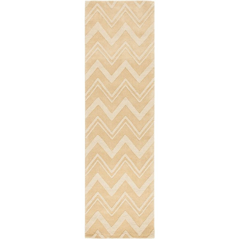 Impressions IM398 Hand Loomed Runner Rug - Dark Gold - 2'3"x8' - Safavieh.
