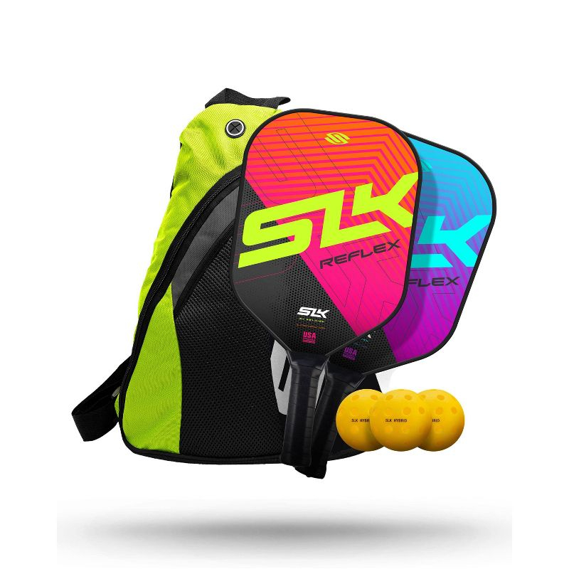 Selkirk Sport Reflex Pickleball Bundle - Assorted Greens: Polypropylene Fiberglass Paddle