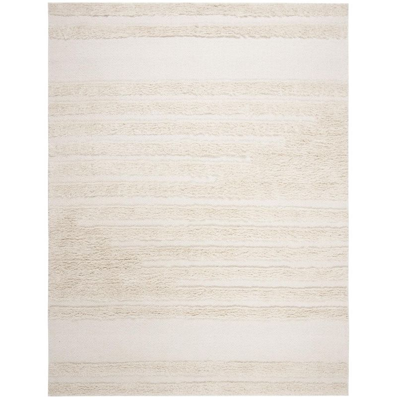 Kenya KNY951 Hand Knotted Area Rug - Ivory - 9'x12' - Safavieh