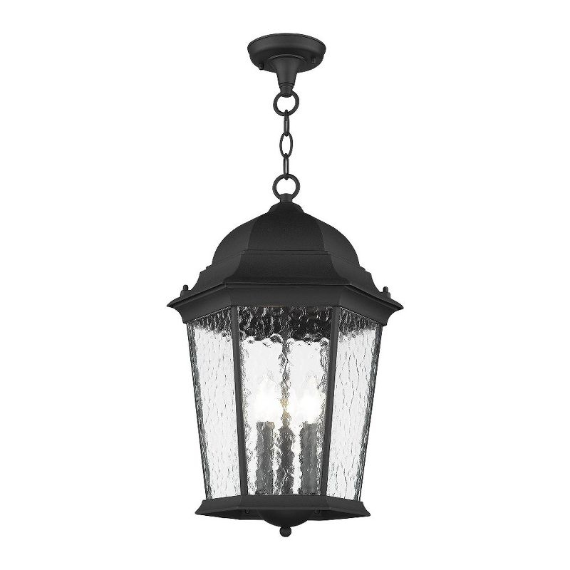 Livex Lighting Hamilton 3 - Light Pendant in  Textured Black