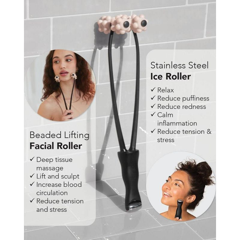 Kitsch Eye & Facial Roller for Wrinkles , 2-in-1  Lifting Roller