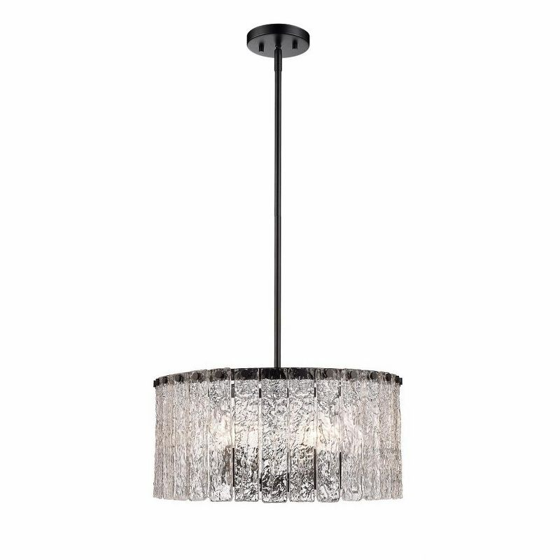 Z-Lite Glacier 5 - Light Pendant in  Matte Black