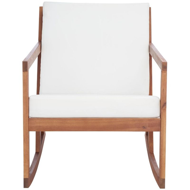 Vernon Rocking Chair Indoor/Outdoor - PAT7013 - Natural/Beige - Safavieh