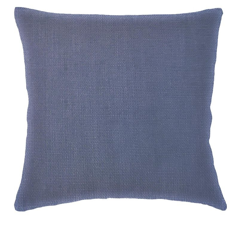 So Soft Linen Pacific Blue Pillow 18x18 / Down Alternative