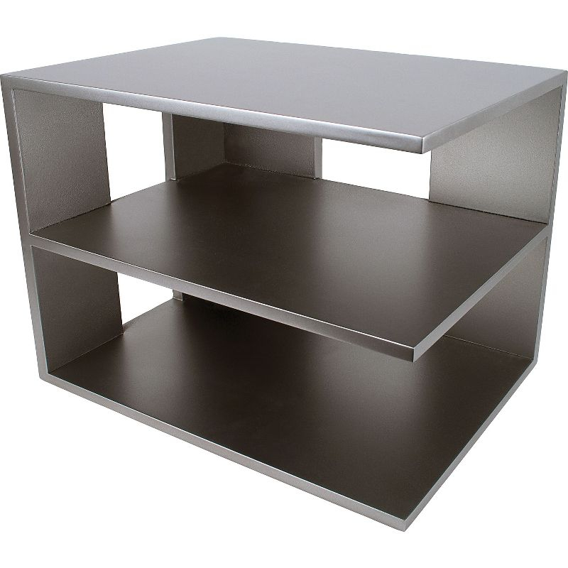 Victor Technology Wood Desk Accessories Corner Shelf Classic Silver S1120
