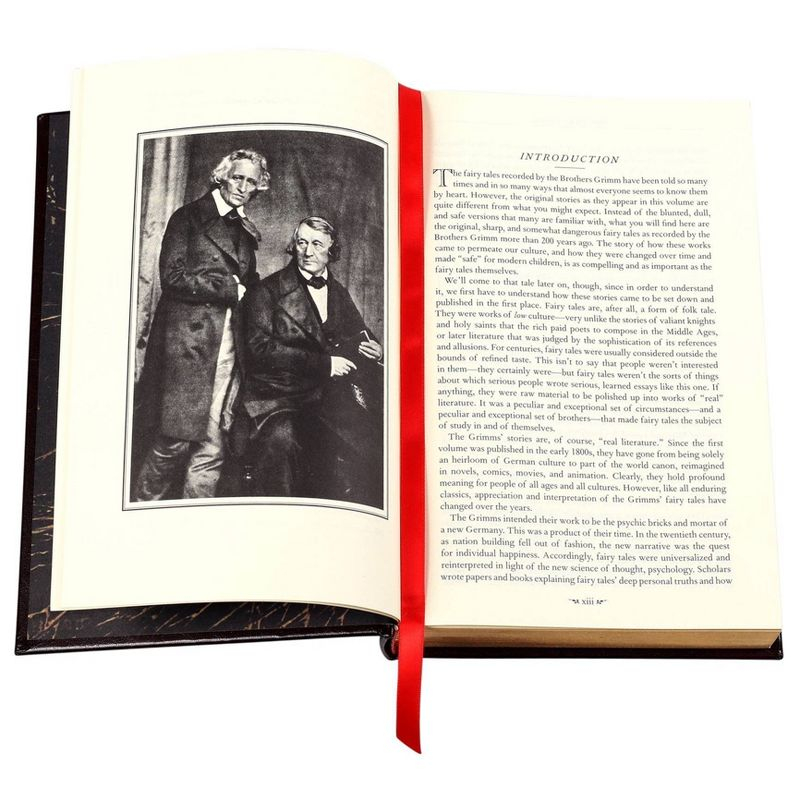 Grimm's Complete Fairy Tales - (Leather-Bound Classics) by  Jacob Grimm & Wilhelm Grimm (Leather Bound)