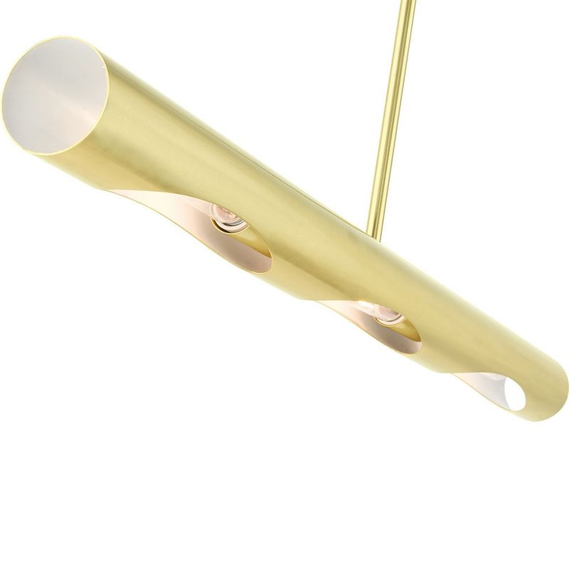 Livex Lighting Novato 3 - Light Chandelier in  Satin Brass