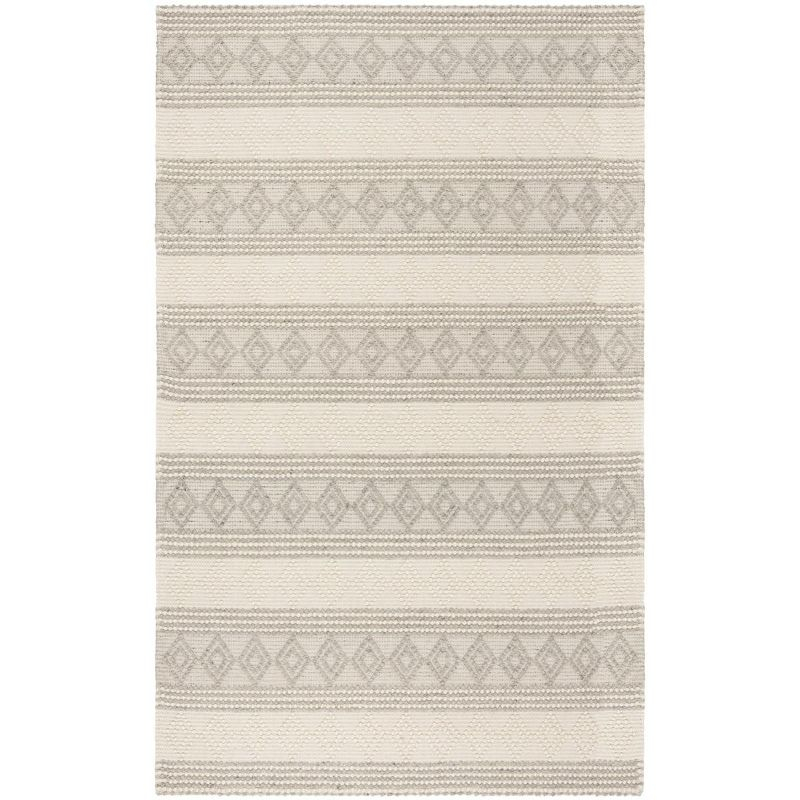Natura NAT750 Hand Woven Indoor Area Rug - Grey/Ivory - 5'x8' - Safavieh.