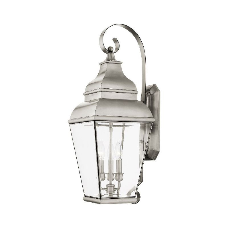 Livex Lighting Exeter 3 - Light Wall Light in  Brushed Nickel