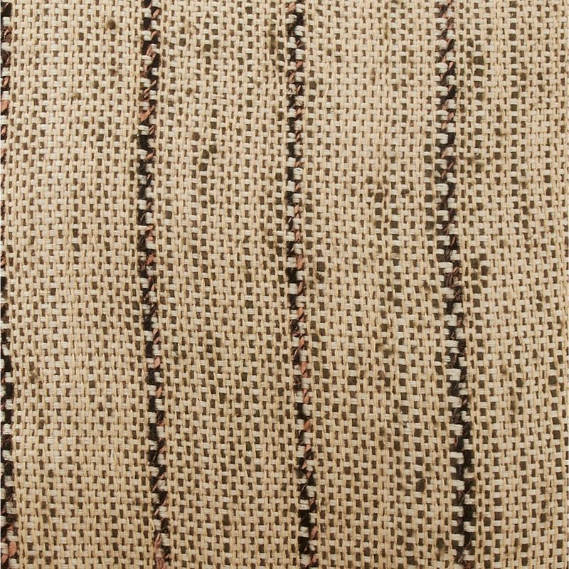 Saro Lifestyle Thin Stripe Design Down-Filled Throw Pillow, Natural, 16" x 24"