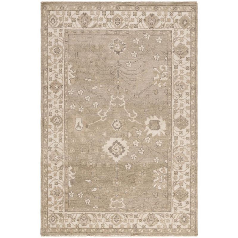 Izmir IZM134 Hand Knotted Area Rug - Gold/Ivory - 9'x12' - Safavieh