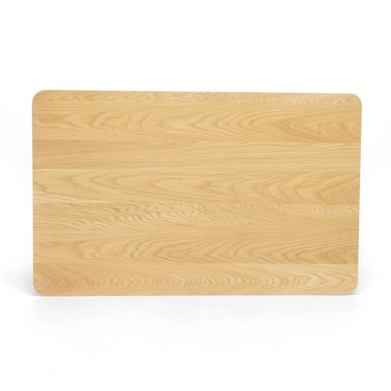 Gideon Dining Table - Natural Oak - Christopher Knight Home: Scandinavian Style, 4-Seat Rectangle, Rubberwood