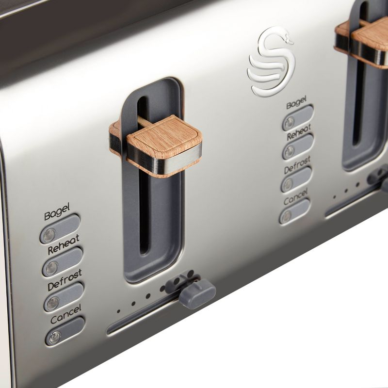 Swan Nordic 4 Slice Toaster White