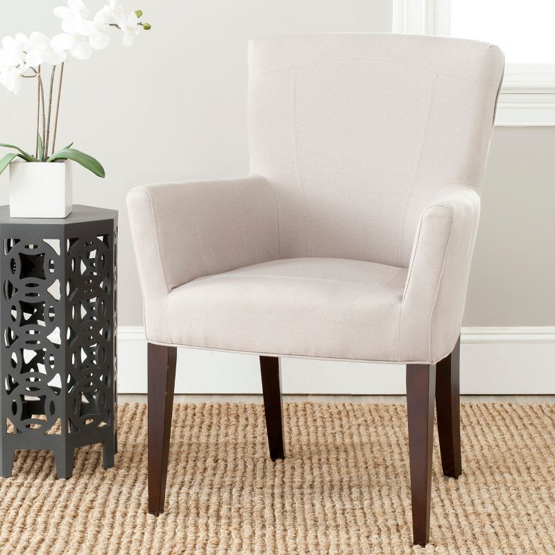 Dale Arm Chair - MCR4710 - Taupe - Safavieh