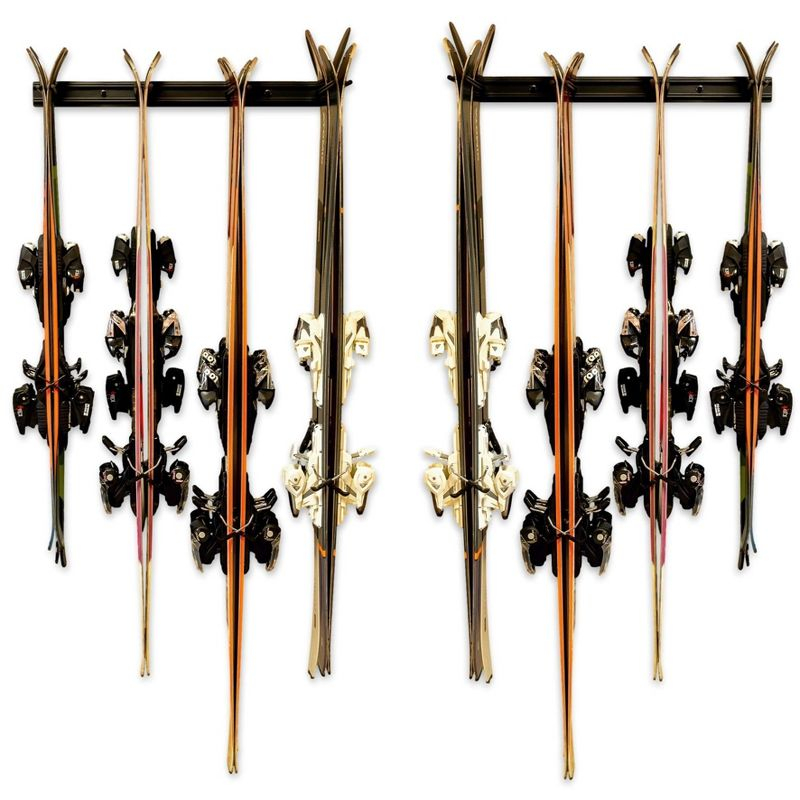 StoreYourBoard Snowbasin Ski Storage Rack | Holds 16 Pairs of Skis