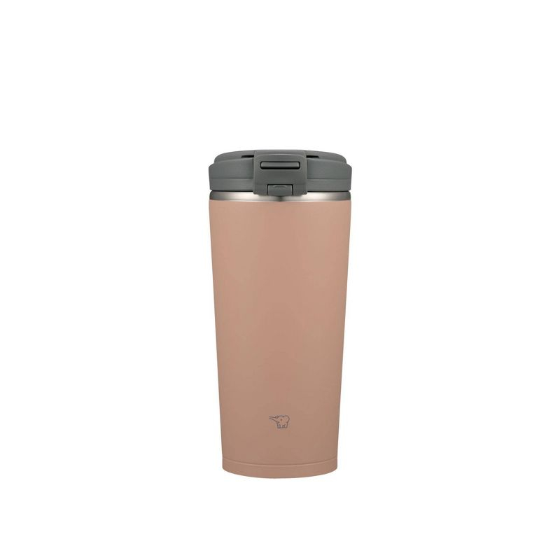 Zojirushi 11oz Stainless Steel Tumbler SX-KA30CM - Cinnamon Beige: Vacuum-Insulated Travel Mug for Hot & Cold Drinks