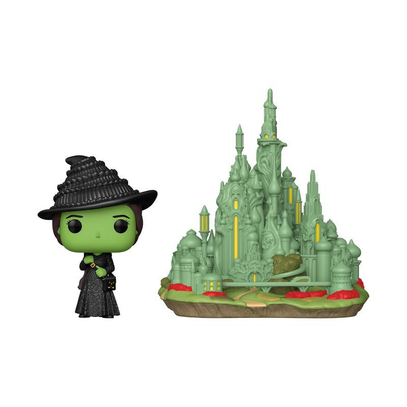 Funko POP! Town Wicked Elphaba with The Emerald City Figure #44!