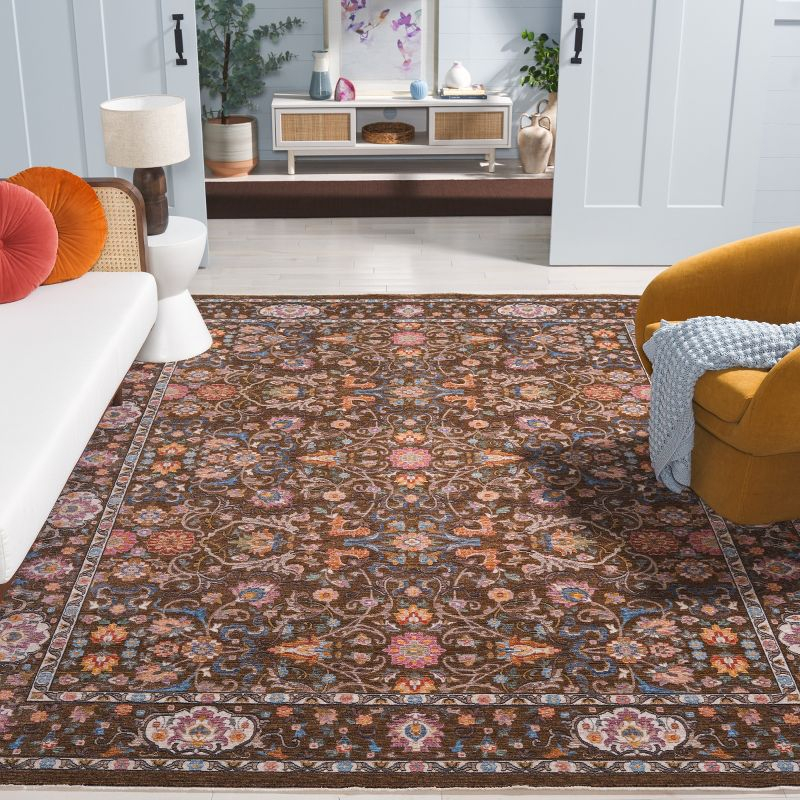 Crimson CMS224 Loomed Indoor Area Rug - Brown/Blue - 9'x12' - Safavieh
