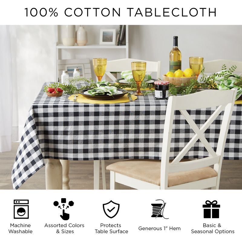 Design Imports  Stripe Tablecloth, Warm Stripe, 60X84"