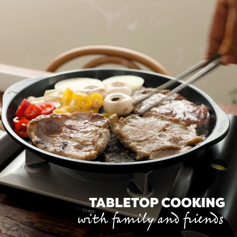 TECHEF Stovetop K-BBQ Non-Stick Grill Pan / Black