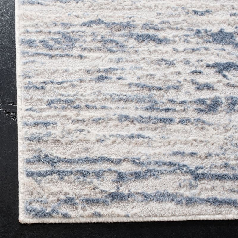 Amelia ALA768 Power Loomed Area Rug - Ivory/Blue - 4'x6' - Safavieh.