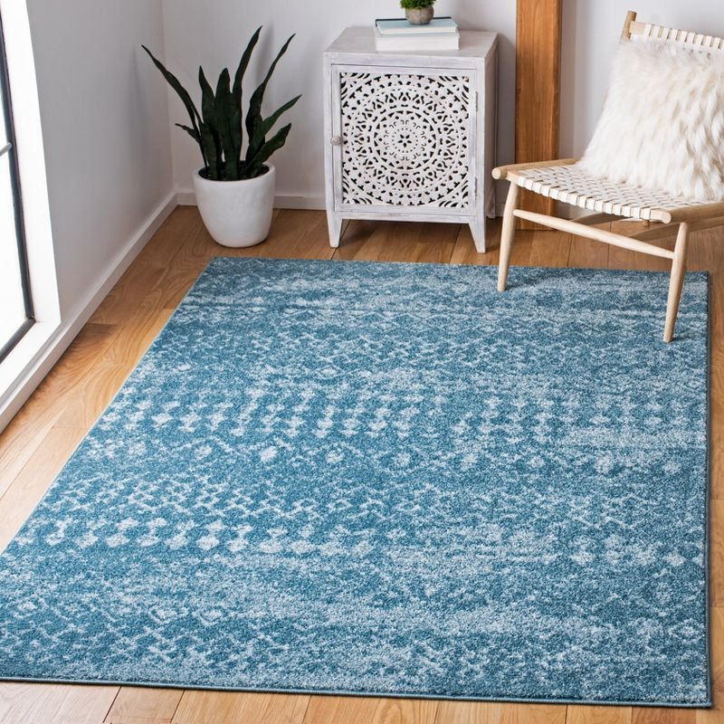 Tulum TUL240 Power Loomed Indoor Area Rug - Turquoise/Blue - 5'3"x7'6" - Safavieh