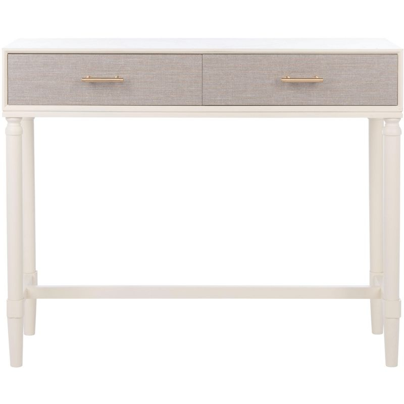Estella 2 Drawer Console Table - CNS5731A - White - Safavieh