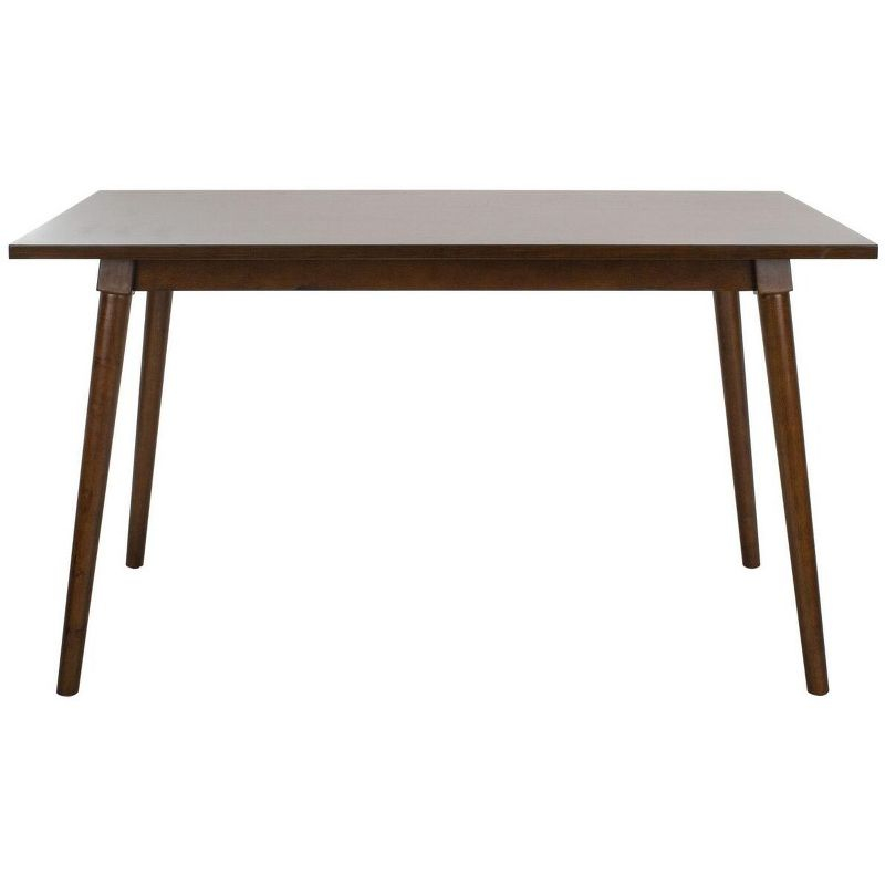 Tia Rectangle Dining Table - Walnut - Safavieh