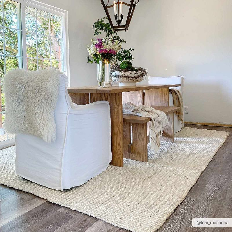 Hauteloom Rectangle Area Rug  Beige