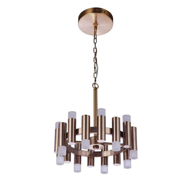 Craftmade Lighting Simple Lux 16 - Light Chandelier in  Satin Brass