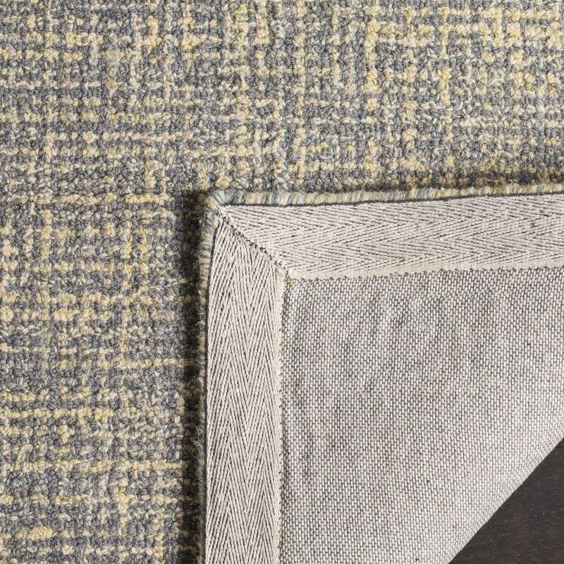 Abstract ABT220 Handmade Indoor Area Rug - Gold/Grey - 6'x6' - Safavieh