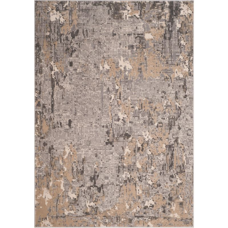 Meadow 100 MDW178 Power Loomed Indoor Area Rug - Grey - 4'x6' - Safavieh