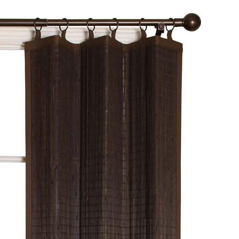 Versailles Patented Ring Top Bamboo Panel Series Panel - 40x63", Espresso