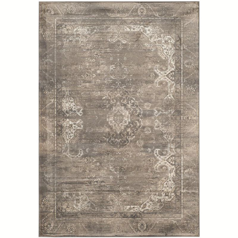 Vintage VTG137 Power Loomed Indoor Area Rug - Soft Anthracite - 6'7"x9'2" - Safavieh.