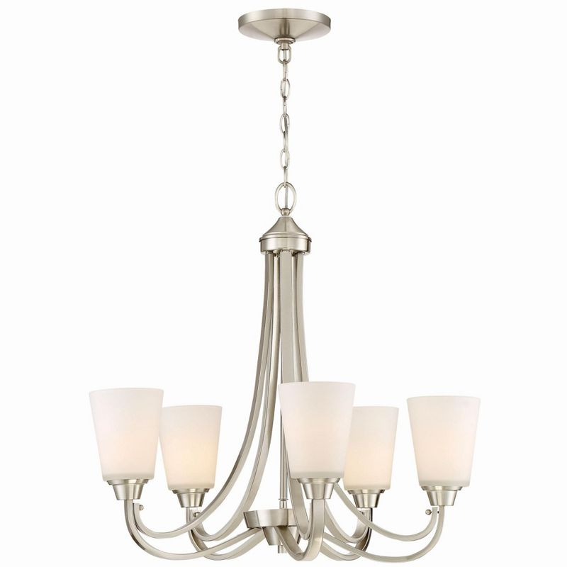 Craftmade Lighting Grace 5 - Light Chandelier in  Brushed Polished Nickel