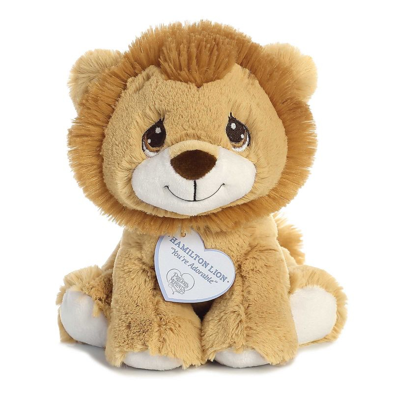 Aurora Small Hamilton Lion Precious Moments Inspirational Stuffed Animal Brown 6.5"