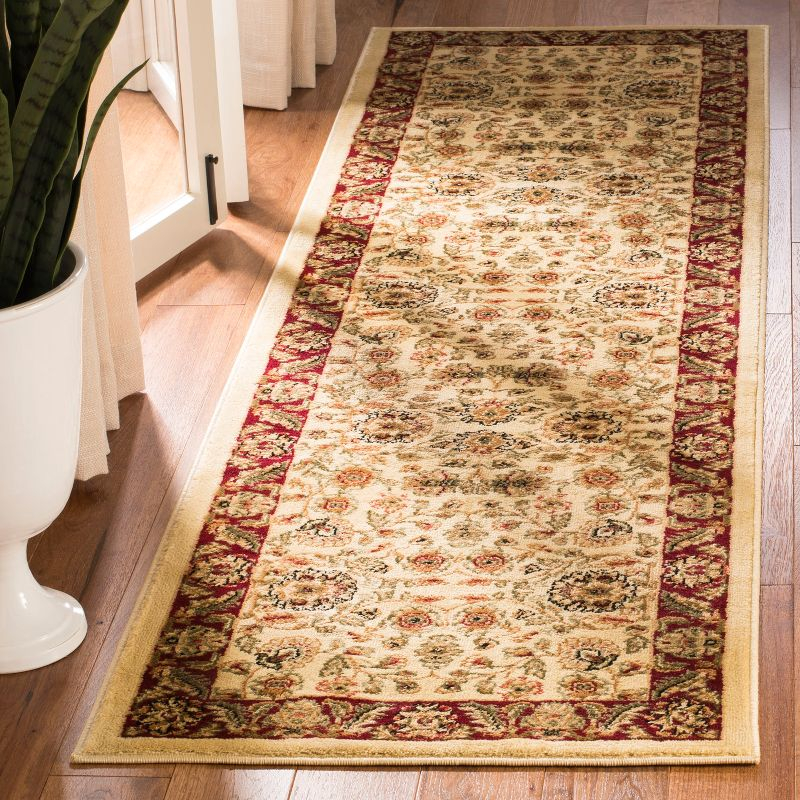 Lyndhurst LNH215 Power Loomed Runner Rug - Ivory/Red - 2'3"x8' - Safavieh.