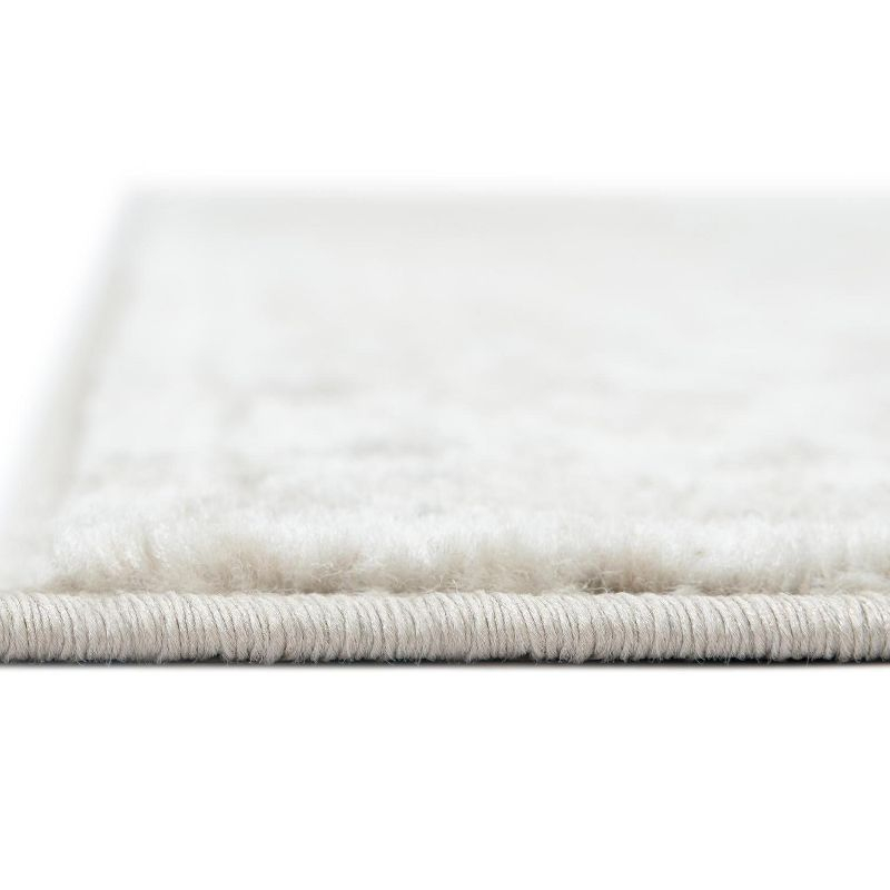 Unique Loom Portland Collection Area Rug - Central (7' 1" x 10' Rectangle Ivory/Gray)
