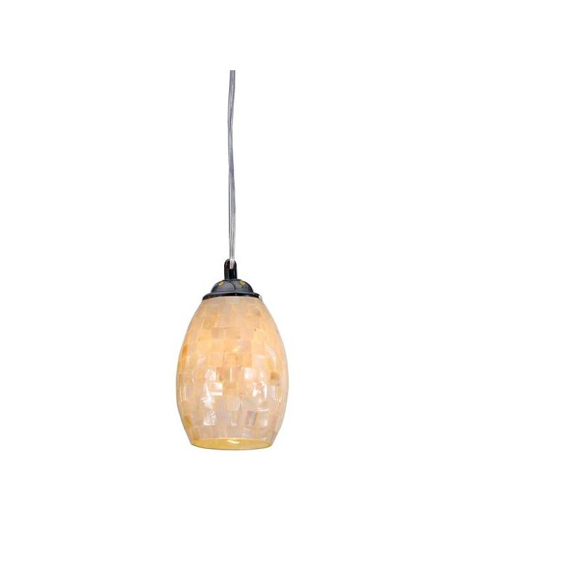 Chloe Lighting Ravenna Mosaic 1 Light Ceiling Mini Pendant 5" Shade