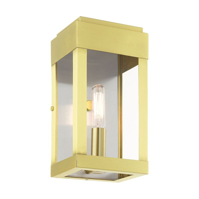 Livex Lighting York 1 - Light Wall Light in  Satin Brass