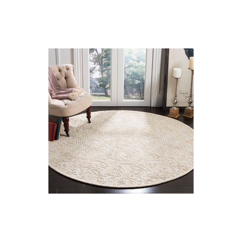 Martha Stewart Rugs Martha Stewart Hand Tufted Wool And Cotton With Latex Damask Rug
