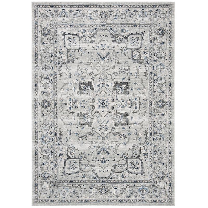 Charleston CHL411 Loomed Indoor Area Rug - Grey/Dark Grey - 5'3"x7'6" - Safavieh