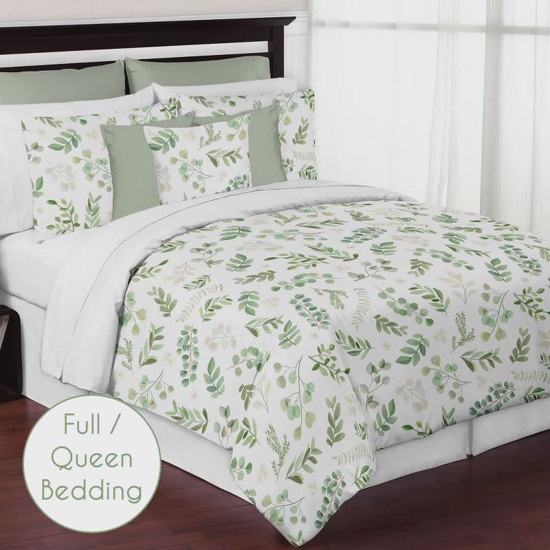 Botanical Floral Leaf 54" Window Valance